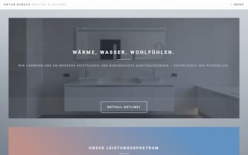 Screenshot Bensch Sanitär